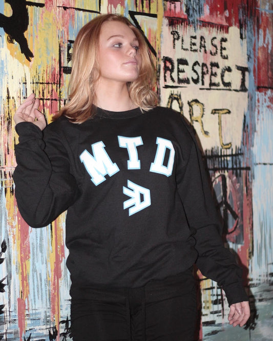 Blue MTD Varsity Crewneck